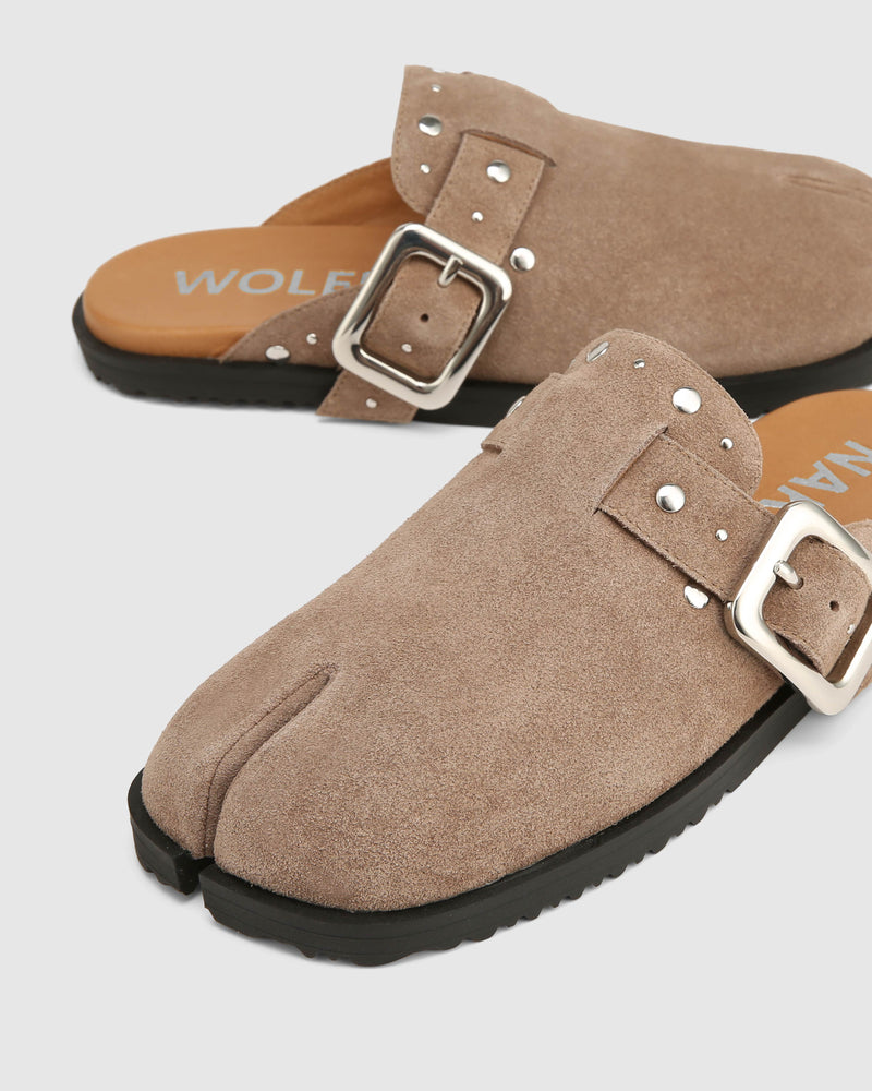Lola Mushroom Suede