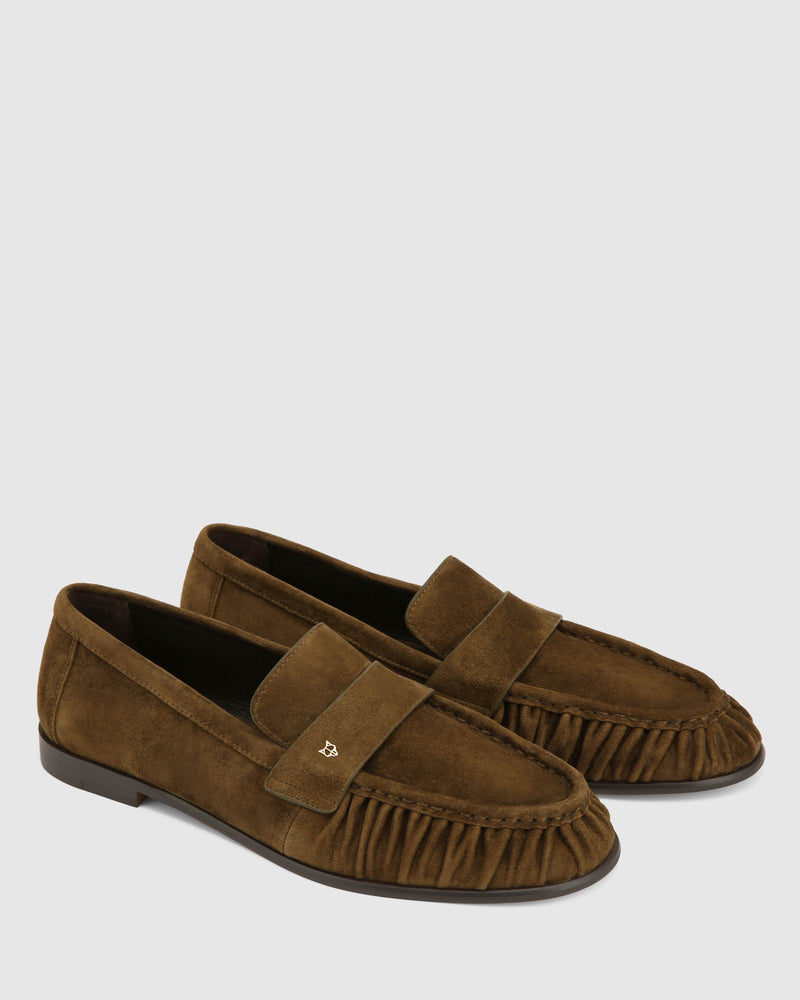 Love Loafer Khaki Suede