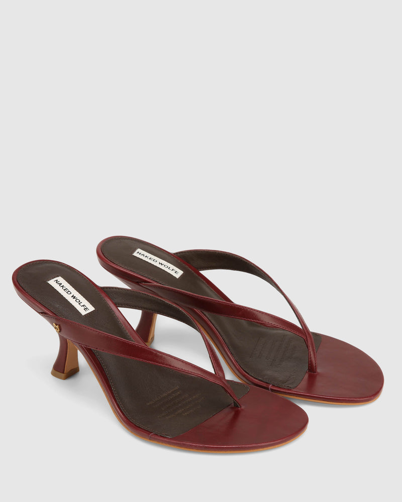 Mandy Wine Waxy Leather