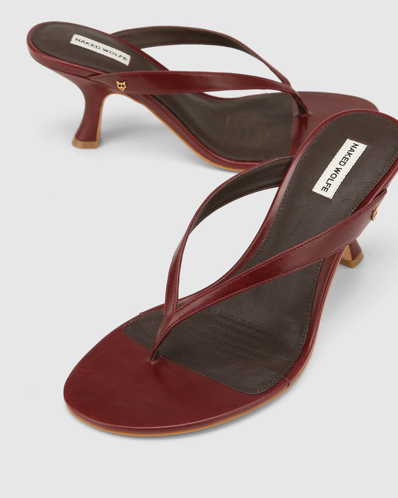 Mandy Wine Waxy Leather