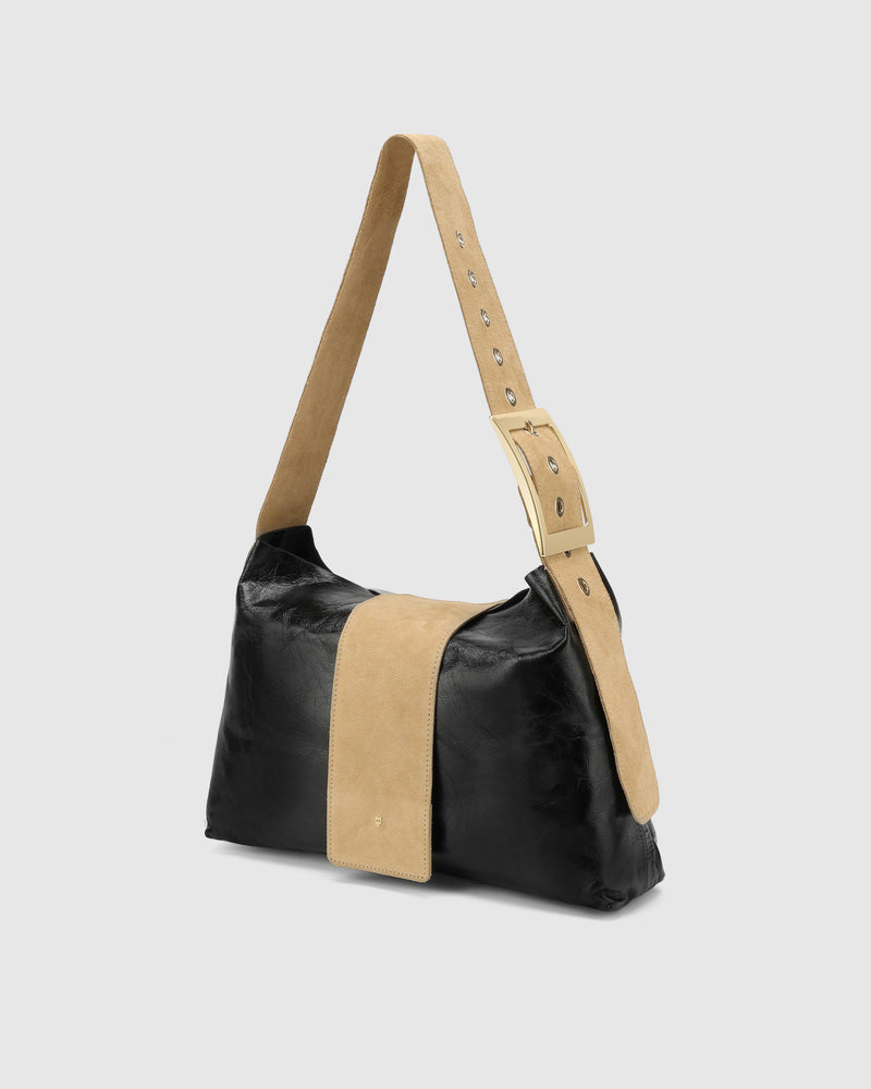 Manhattan Black Athena Leather