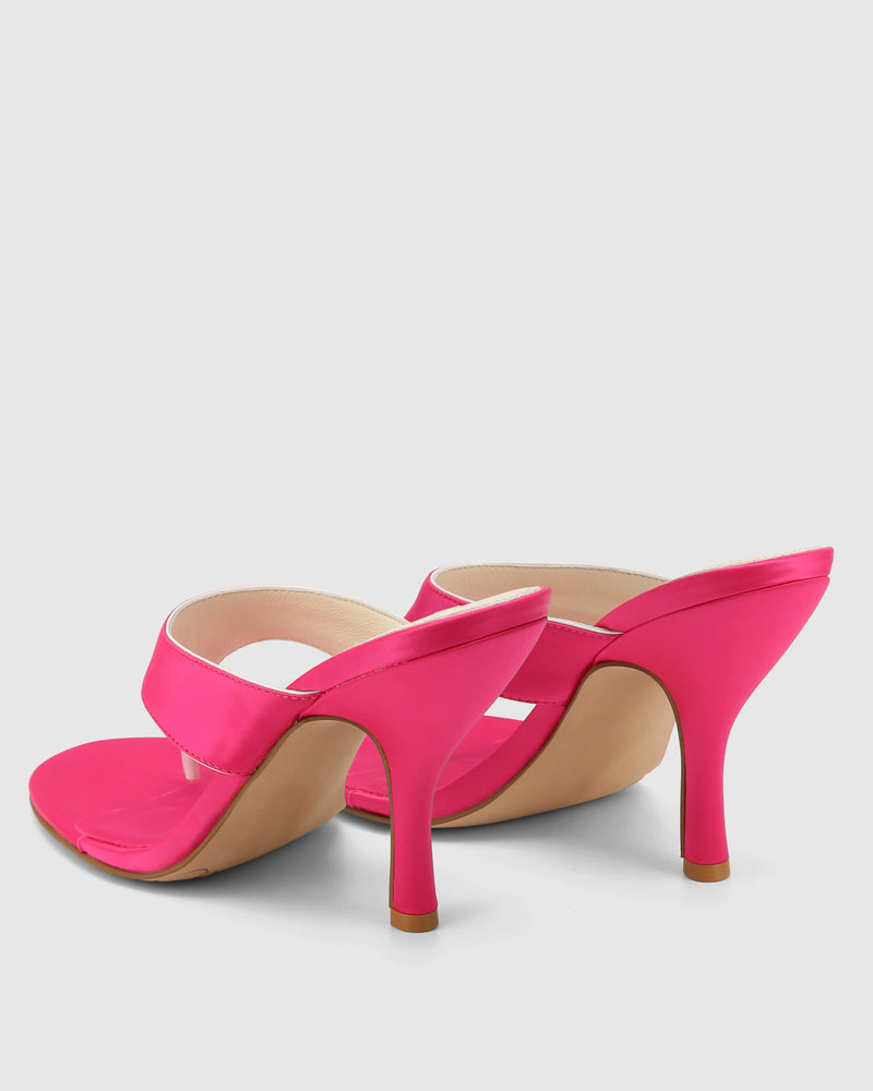 Martine Neon Pink Satin