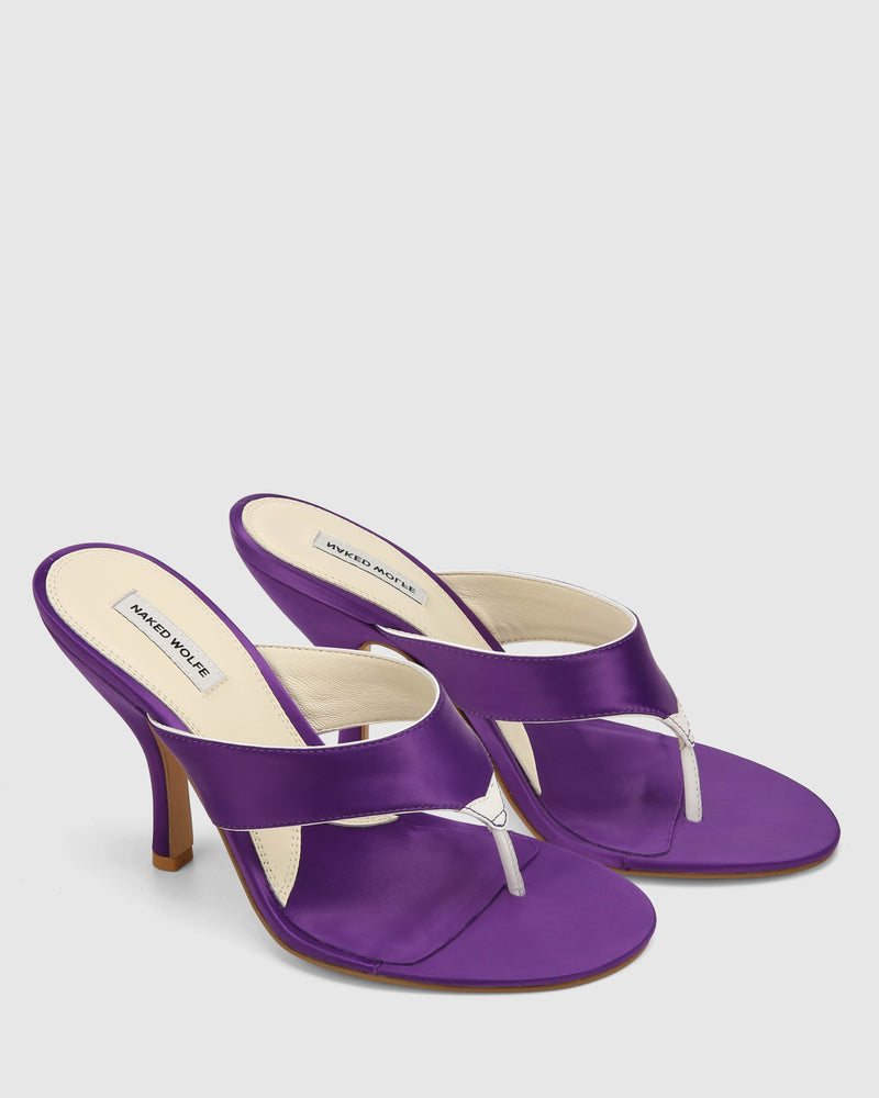 Martine Purple Satin