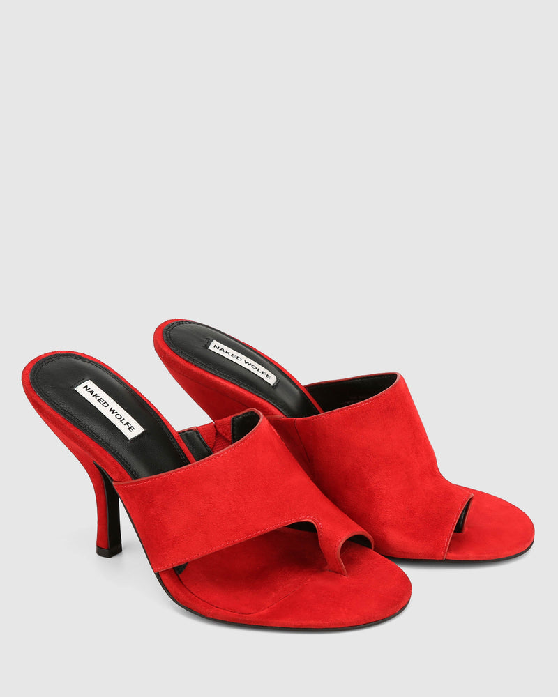 Maxime Red Suede