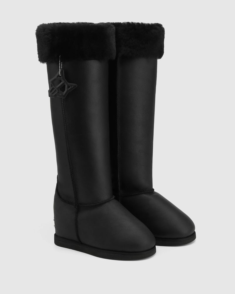 Melrose Black Leather