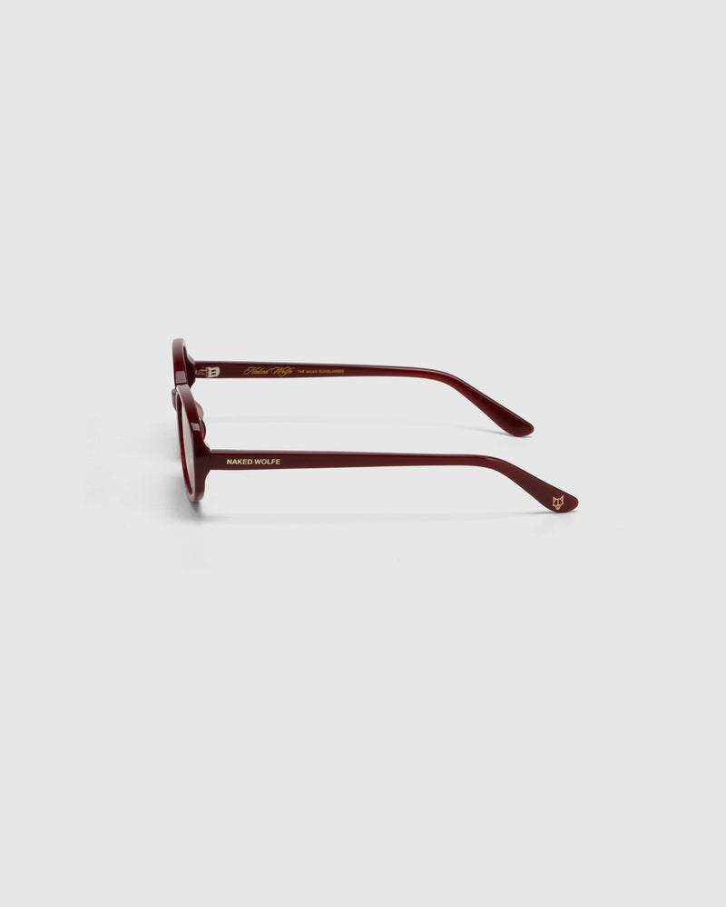 Milan Burgundy Sunglasses
