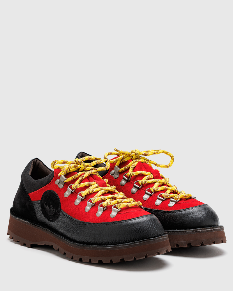 Glacier Red Suede