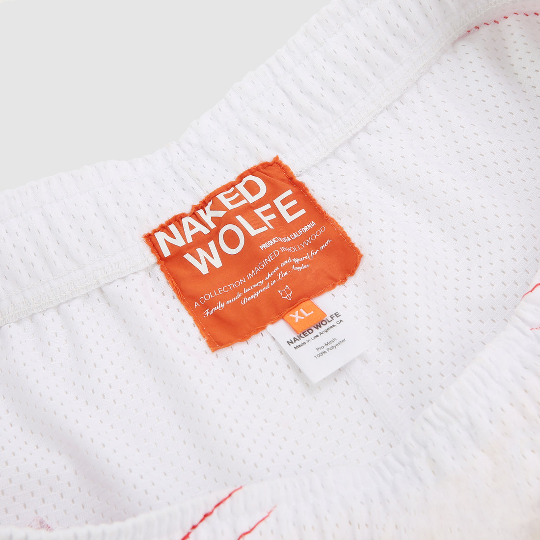 Naked Wolfe Jersey Shorts White