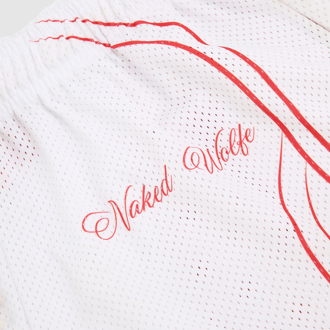 Naked Wolfe Jersey Shorts White