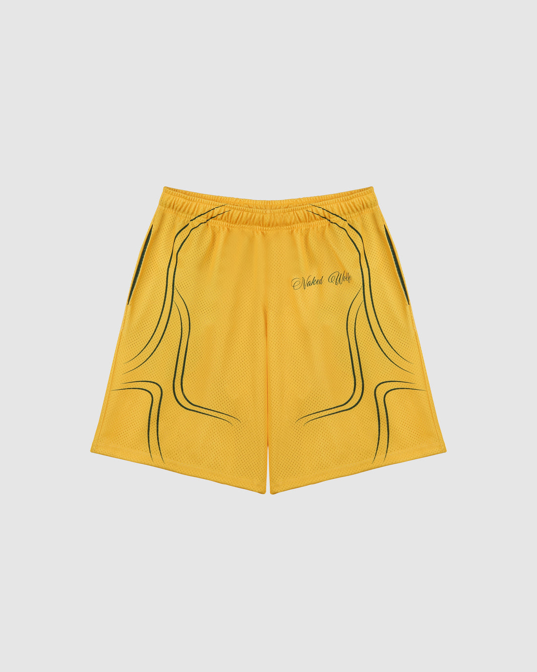 Naked Wolfe Jersey Shorts Yellow