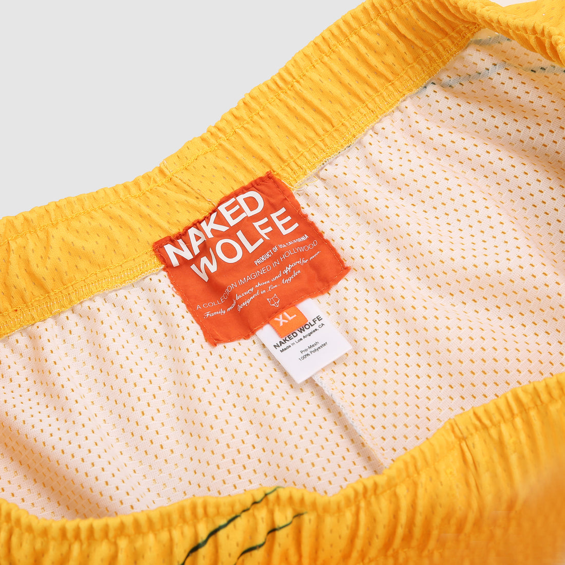 Naked Wolfe Jersey Shorts Yellow