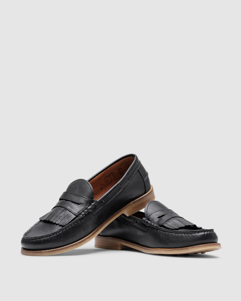 Ravello Black Leather