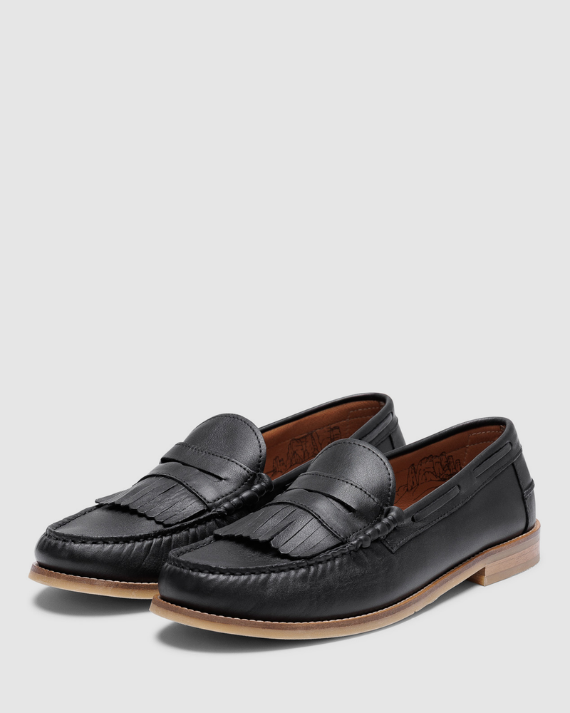 Ravello Black Leather
