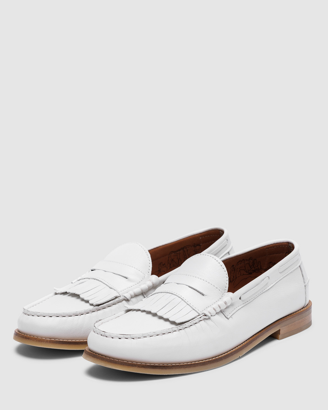 Ravello White Leather