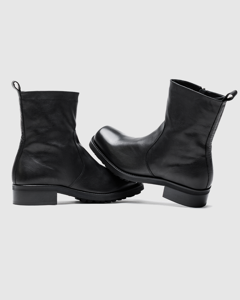 Romper Black Leather