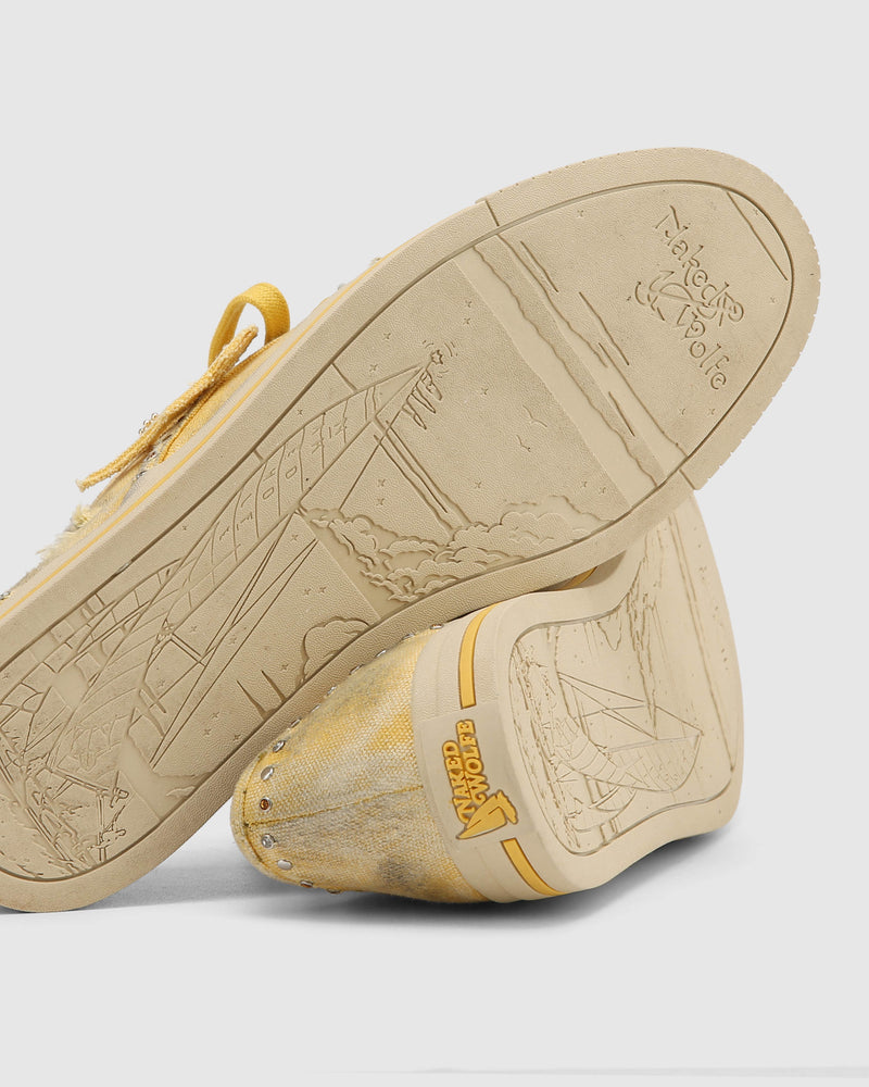 The Sailing Sneaker Faded Yellow