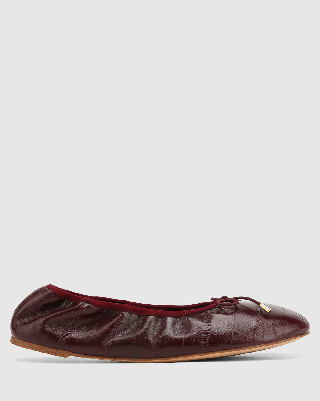 Scrunch Burgundy Eel