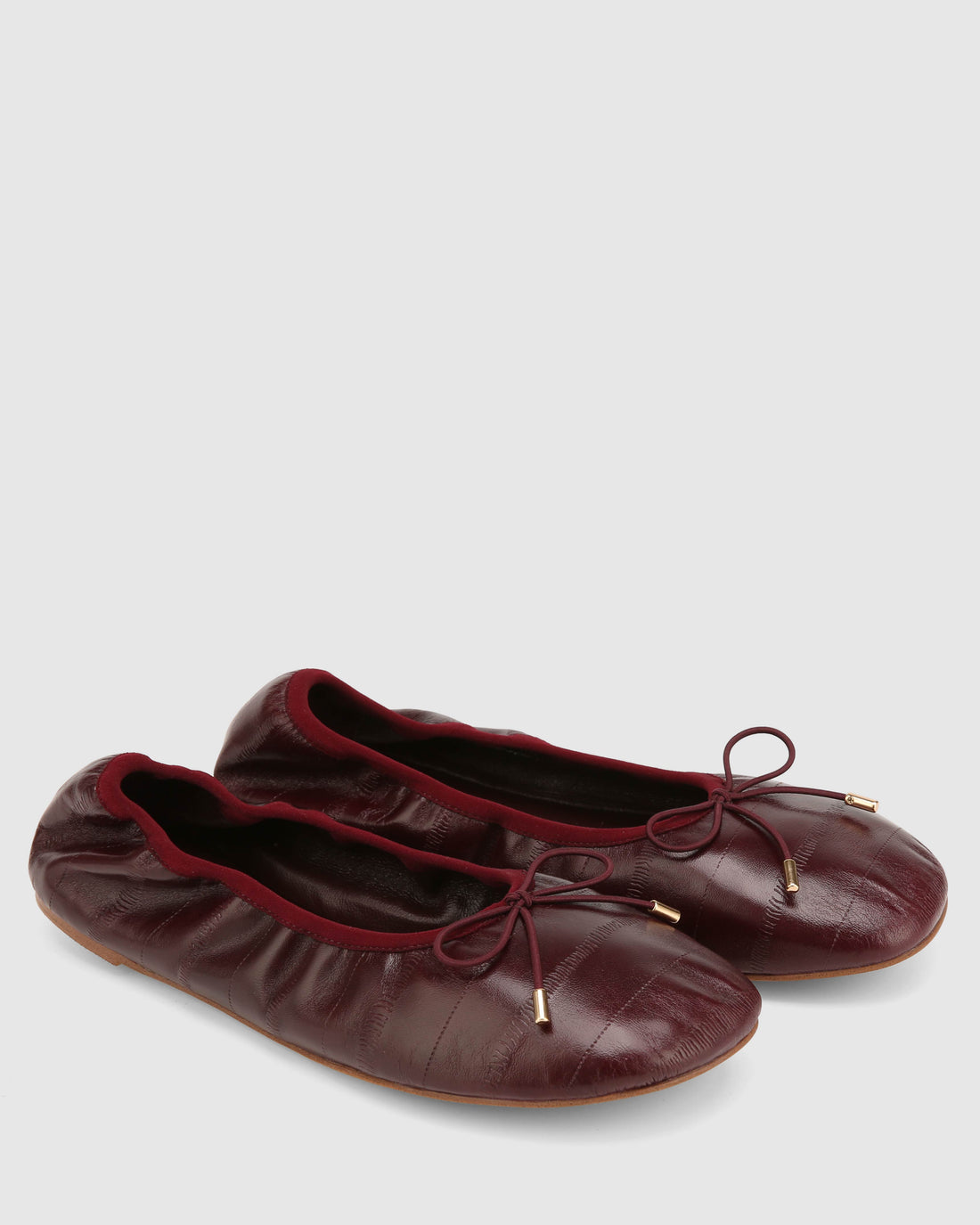 Scrunch Burgundy Eel