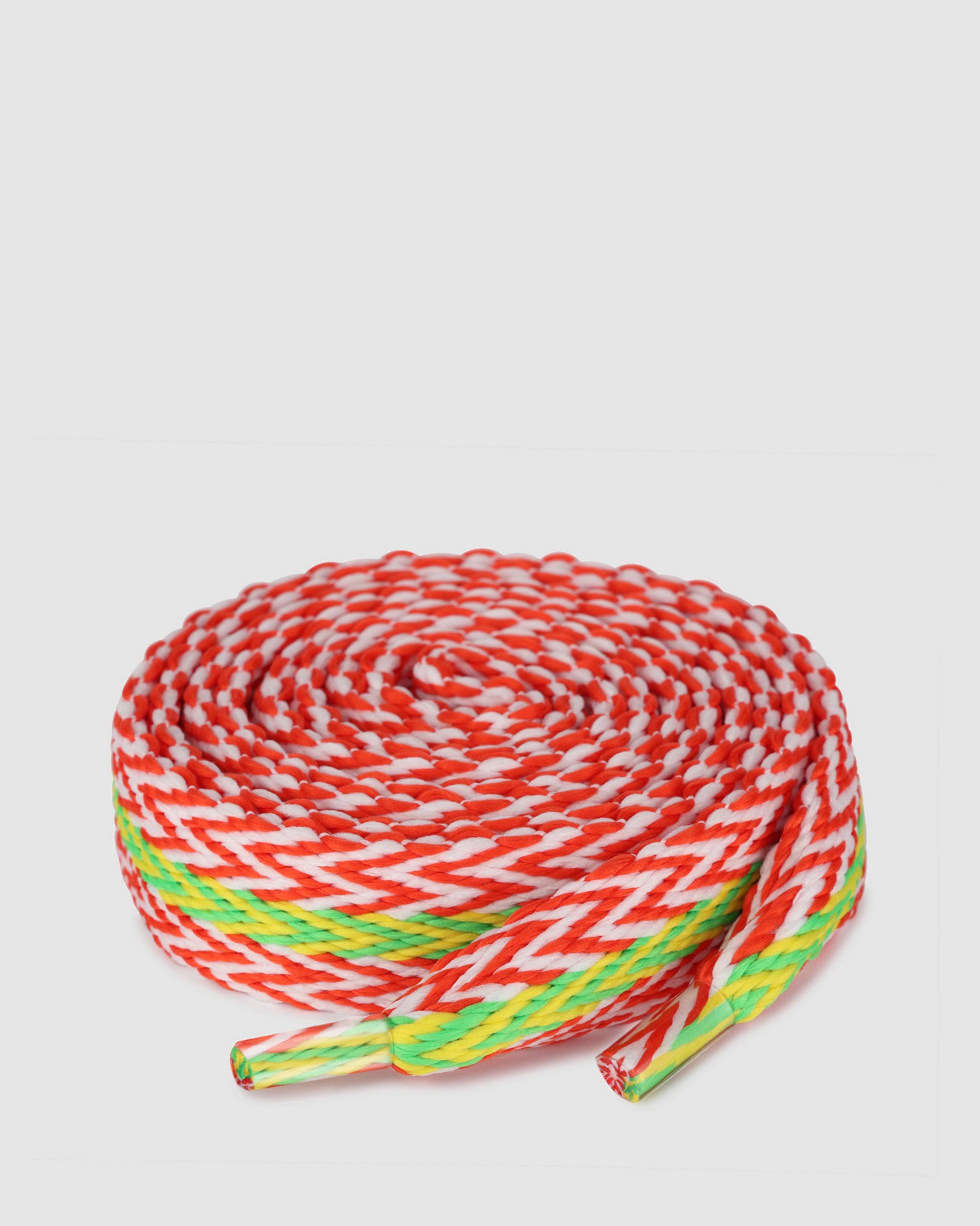 Slider Laces Zig Zag Orange Green