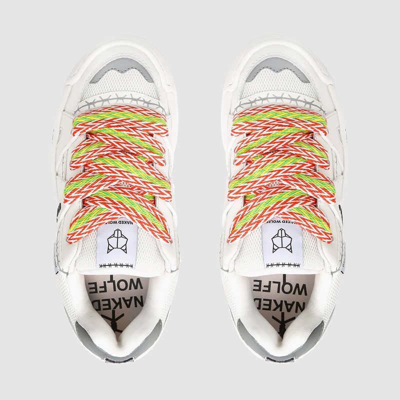 Slider Laces Zig Zag Orange/Green