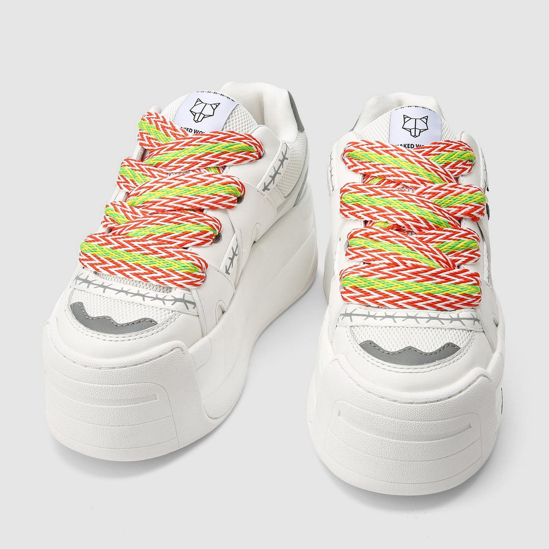 Slider Laces Zig Zag Orange/Green