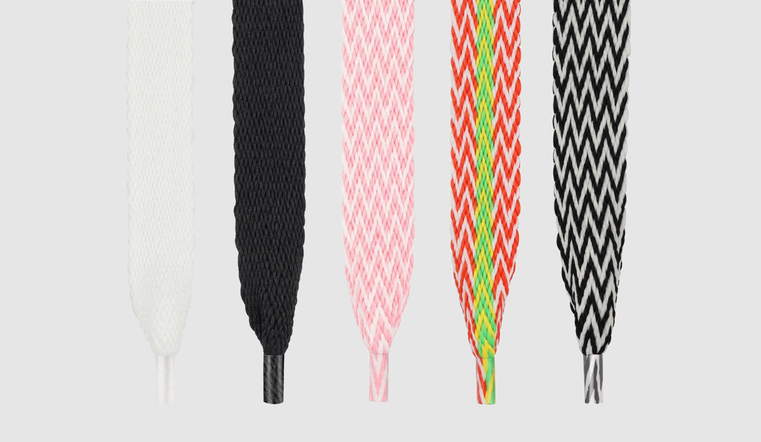 Slide Laces Zig Zag Orange/Green