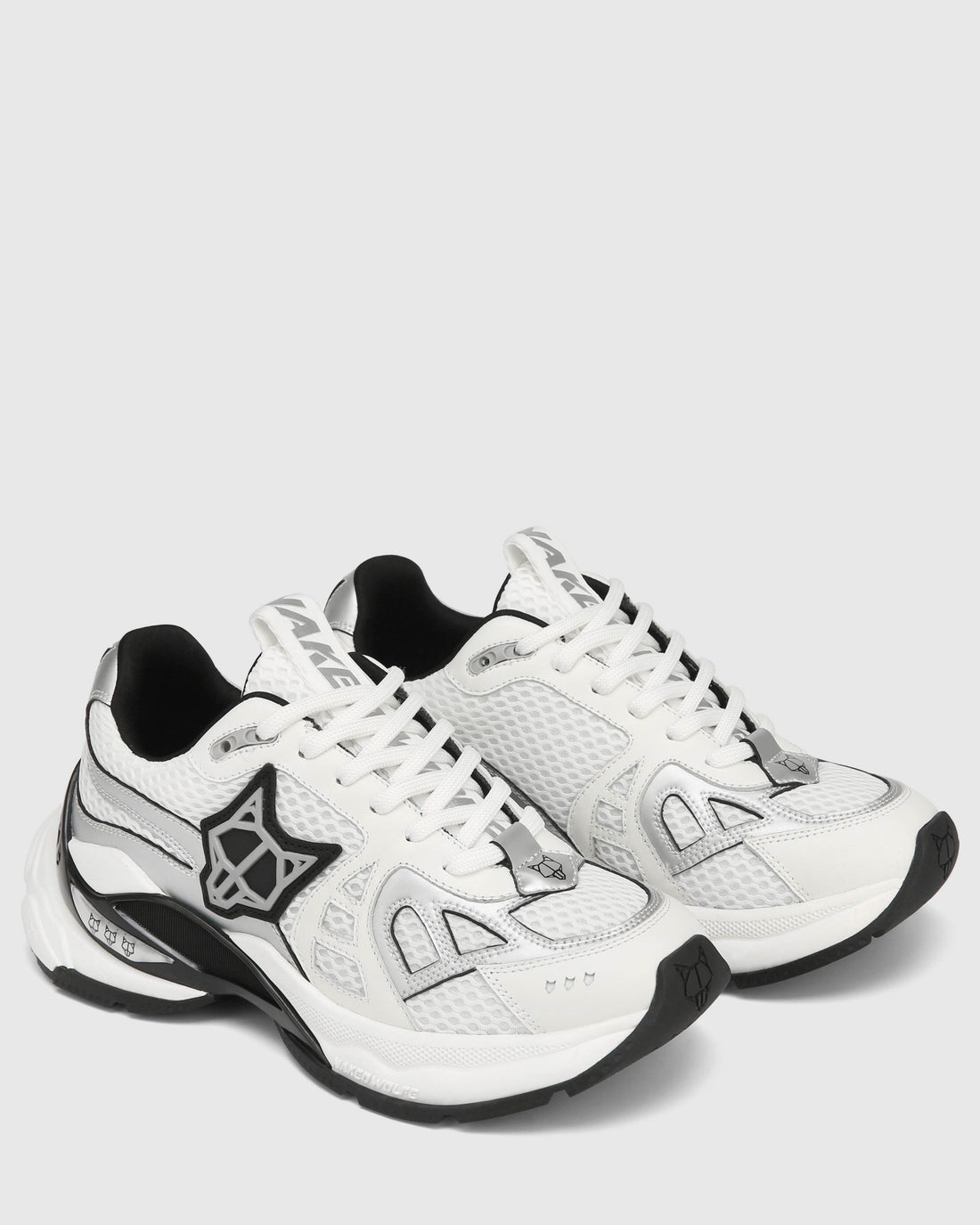Smash White/Silver Mesh