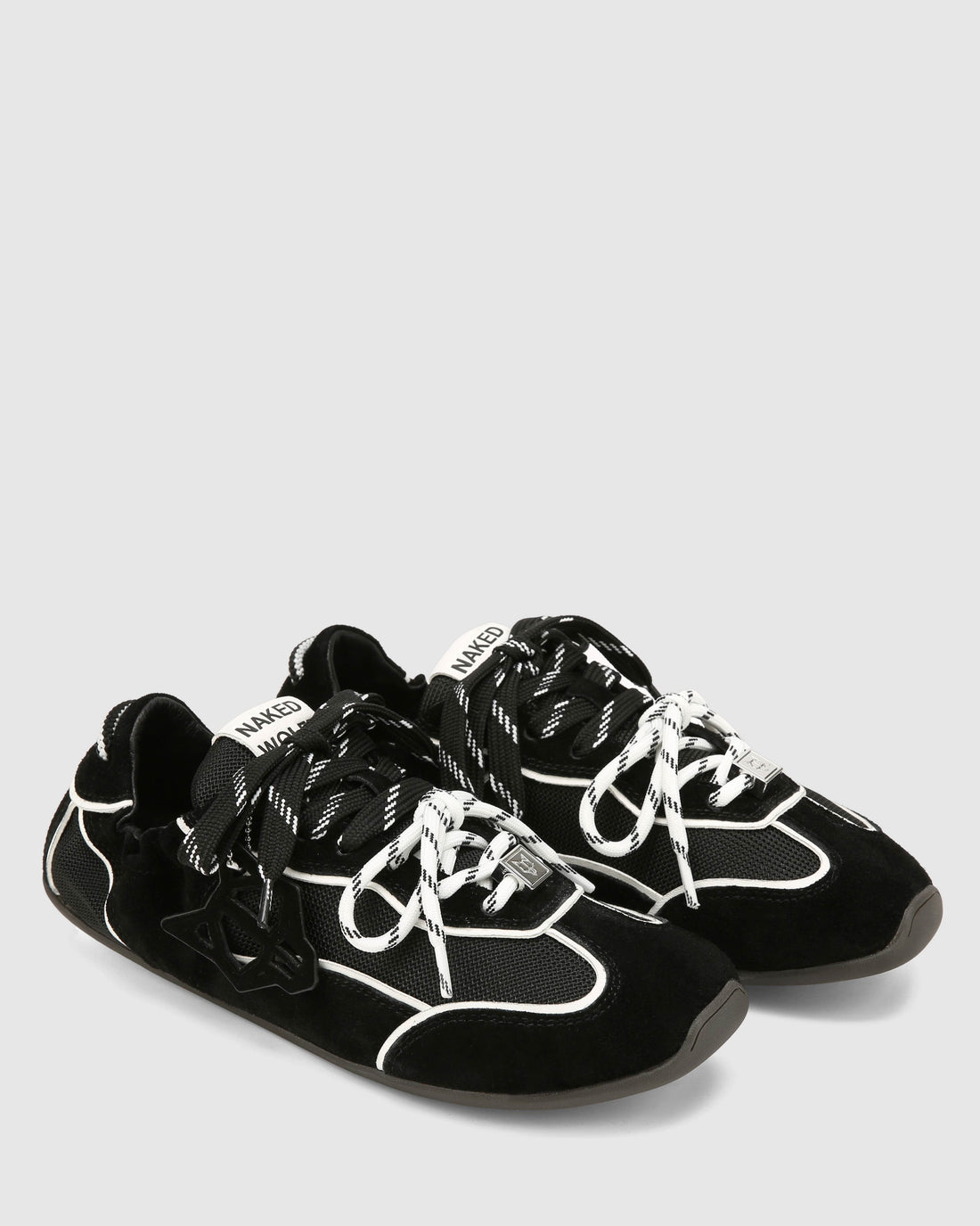 Soul Black Hairy Suede