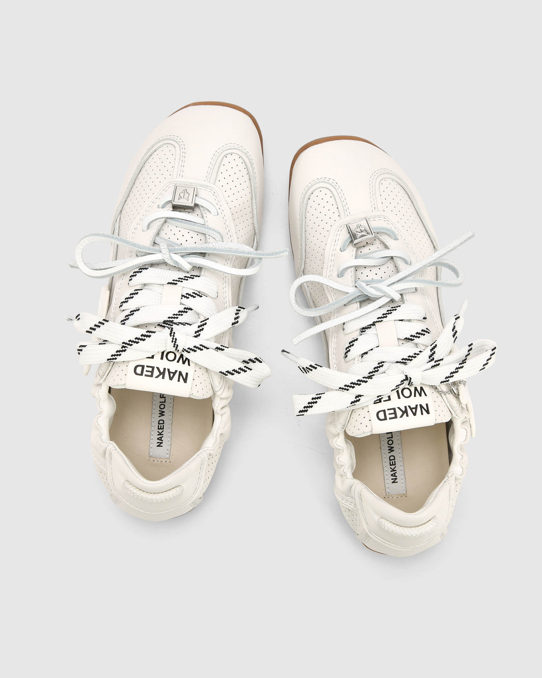 Soul White Perforated Leather