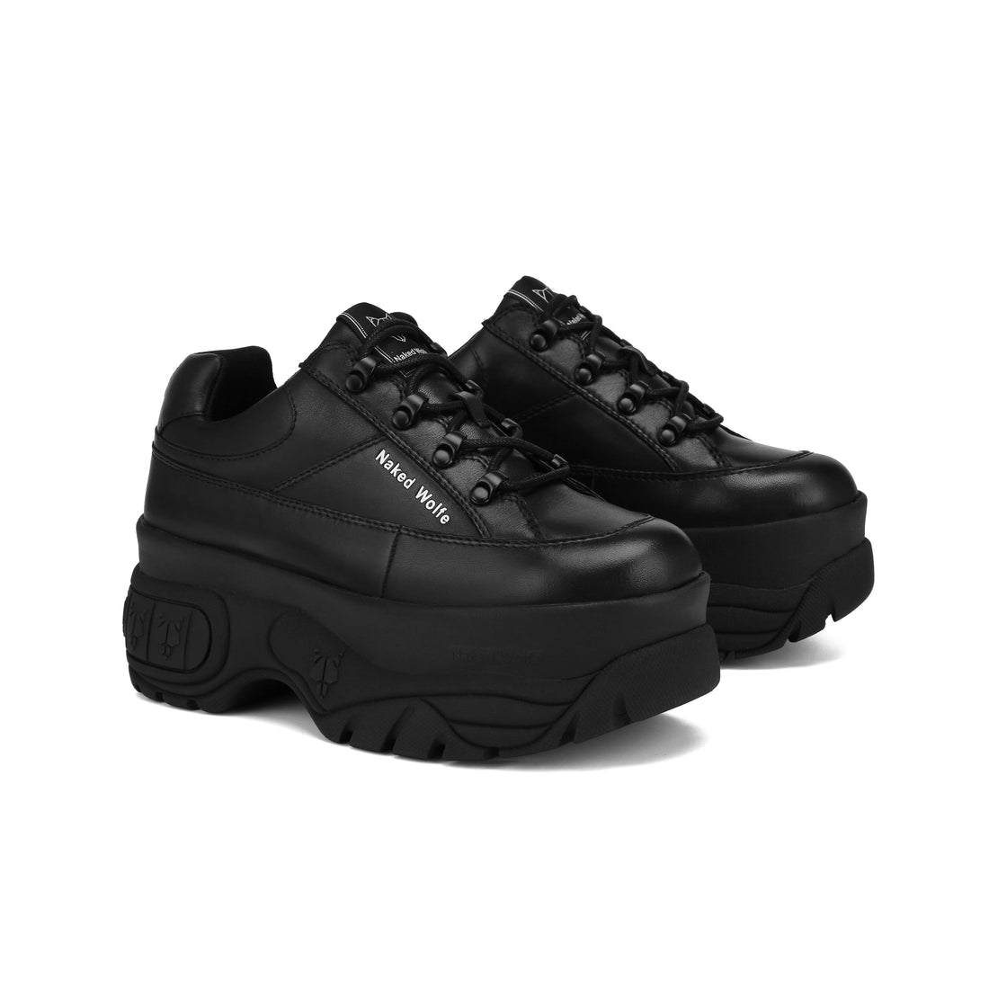 Sporty Black Leather