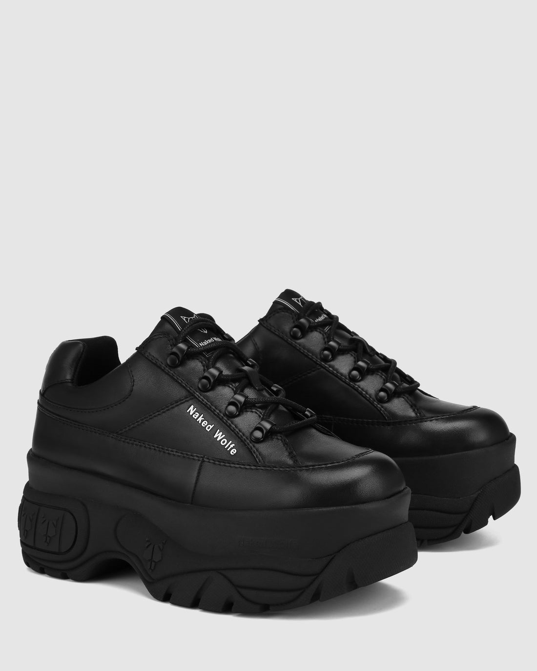 Sporty Black Leather