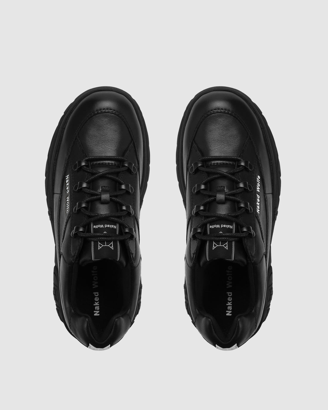 Sporty Black Leather