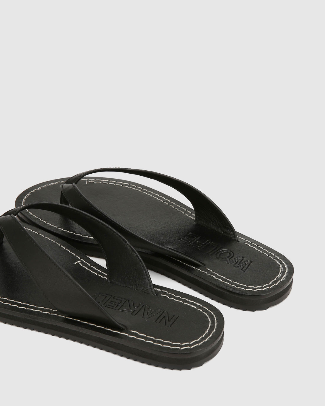 St Barths Black Leather