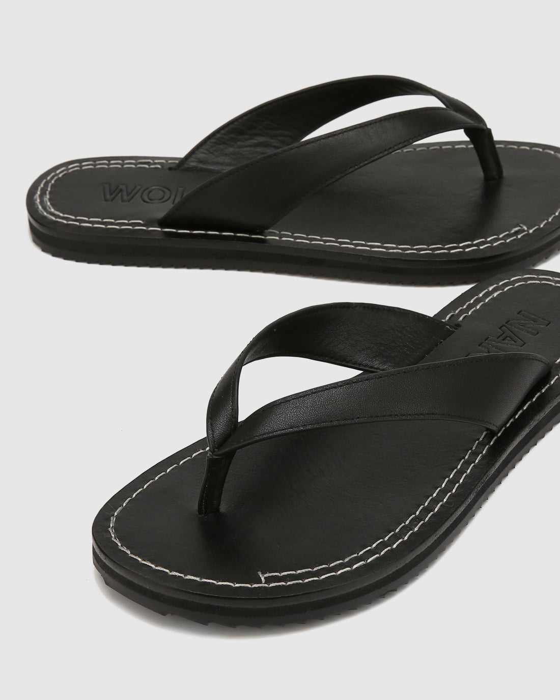 St Barths Black Leather