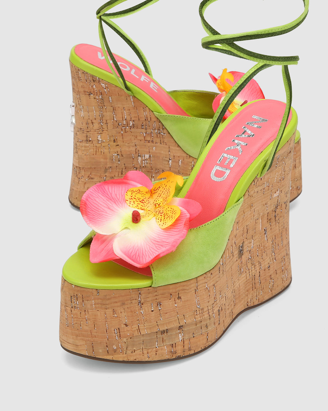 Sunflower Green Kid Suede