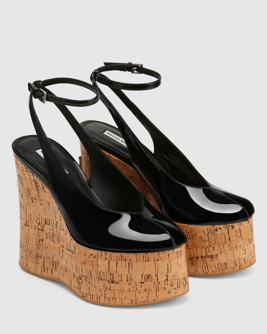Tansy Black Patent Cork
