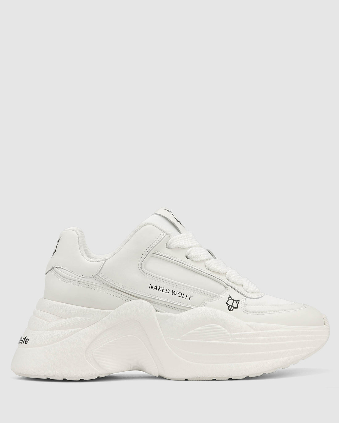 Temple White Leather