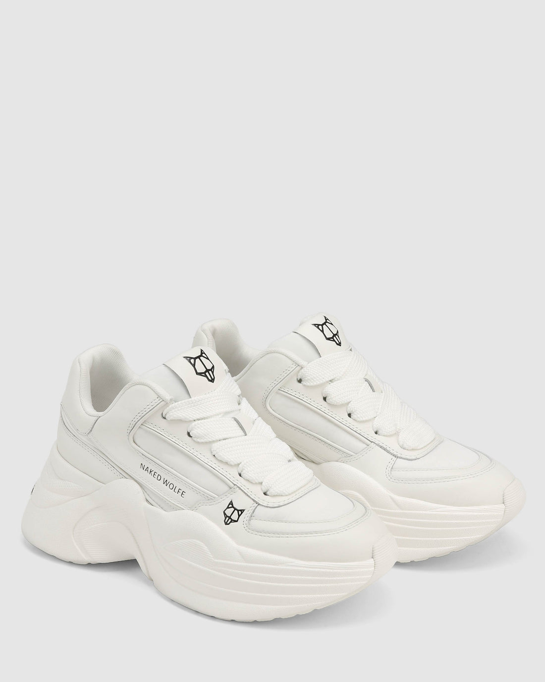 Temple White Leather