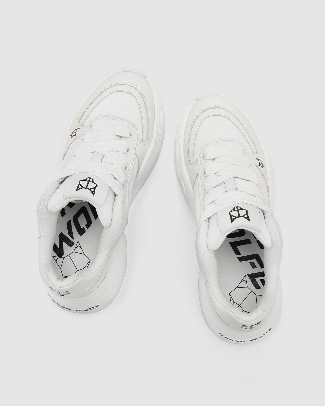 Temple White Leather