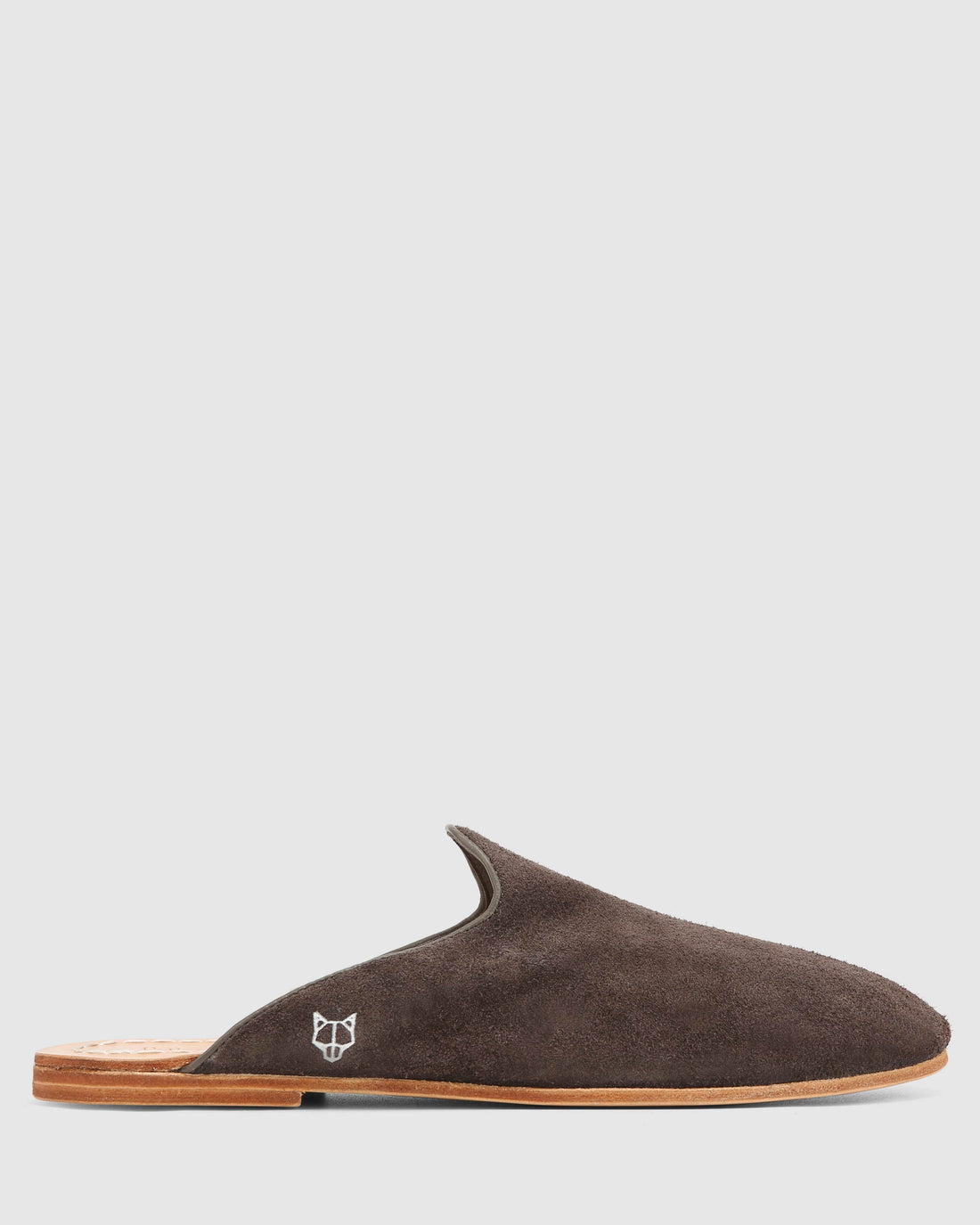 The Jet Mule Dark Grey Suede