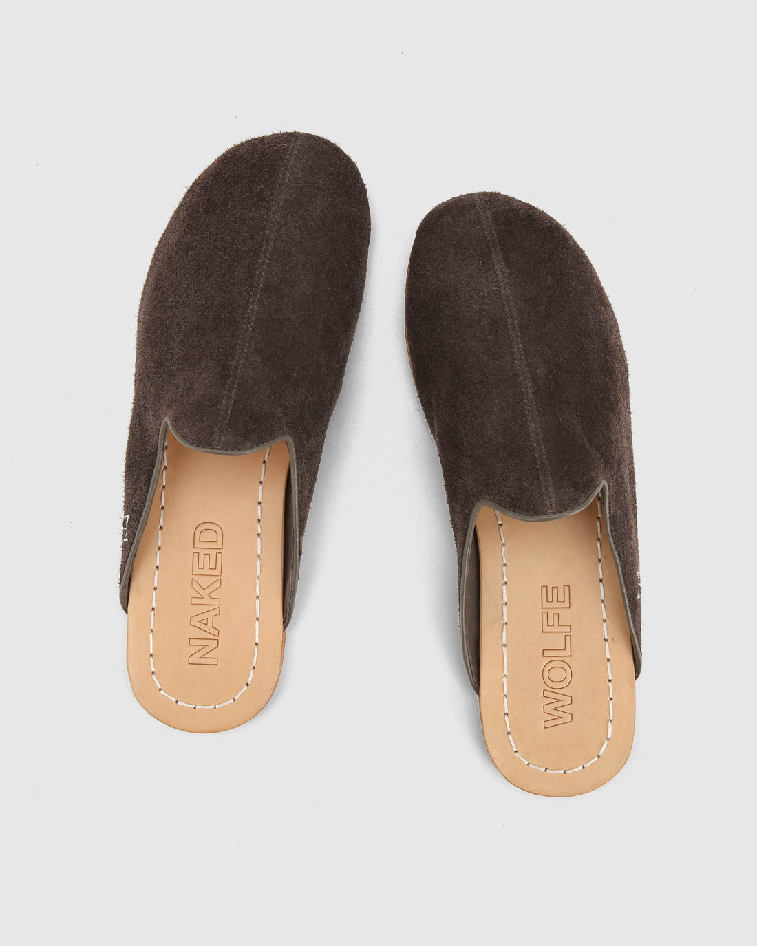 The Jet Mule Dark Grey Suede