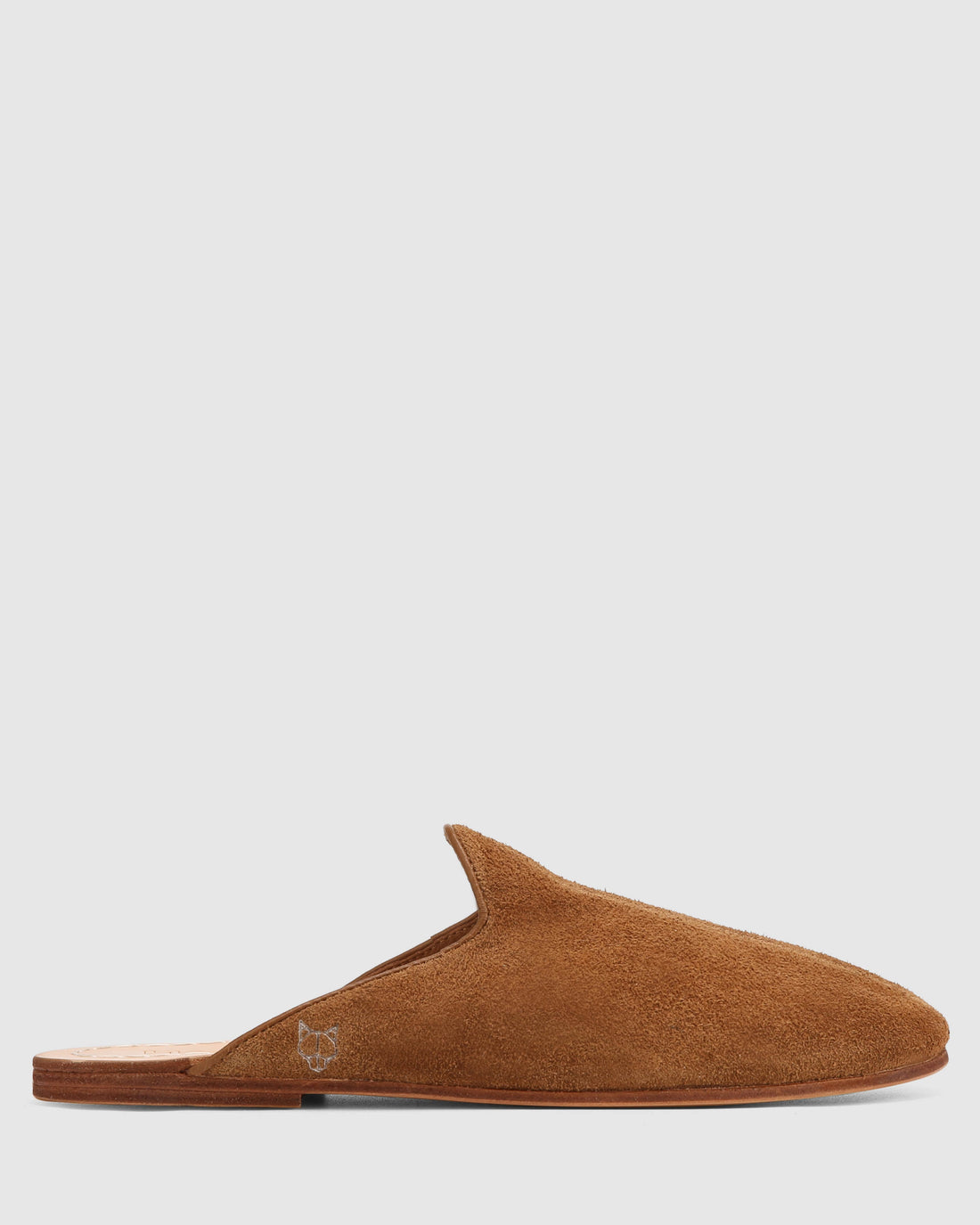 The Jet Mule Tan Suede