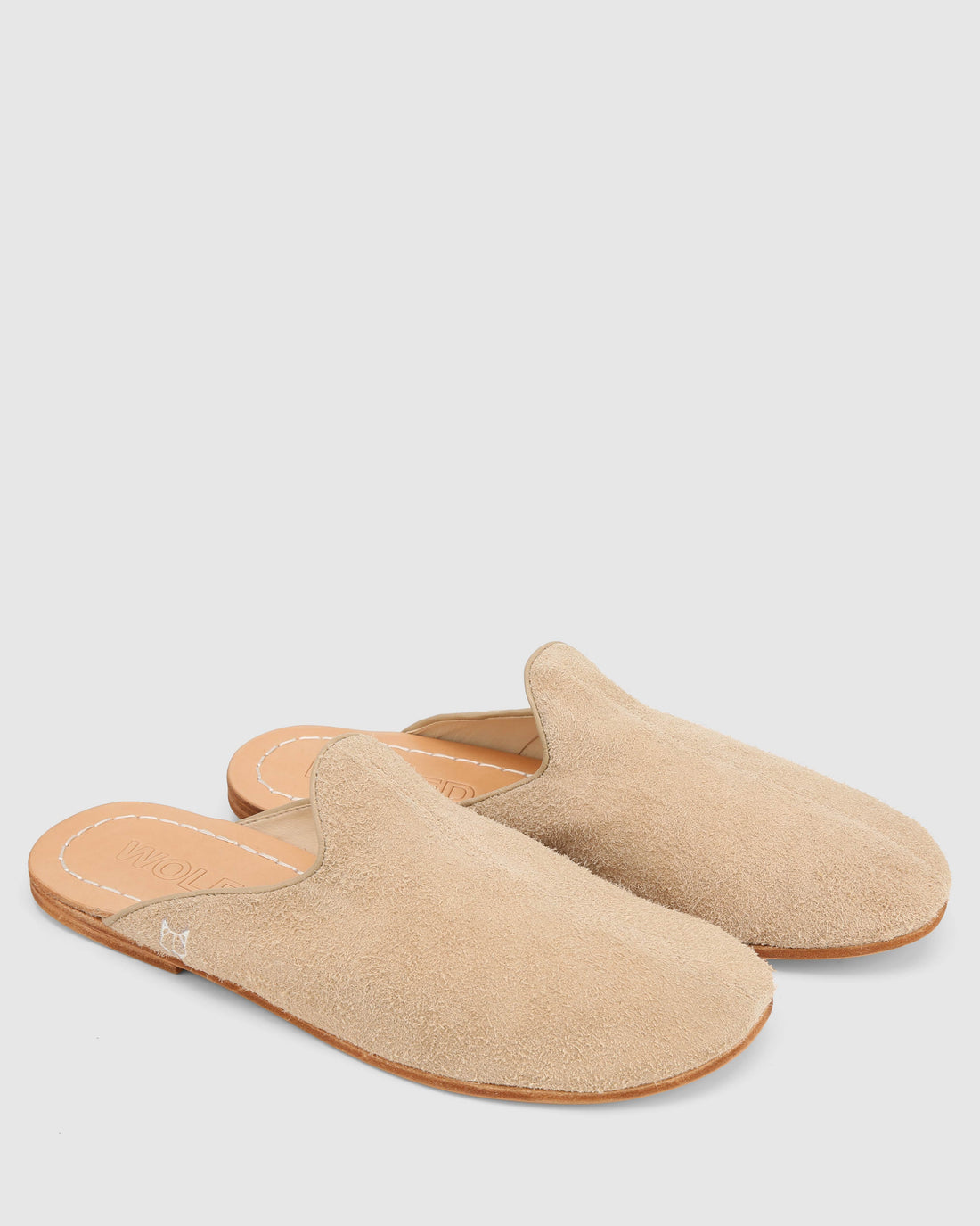 The Jet Mule Stone Suede