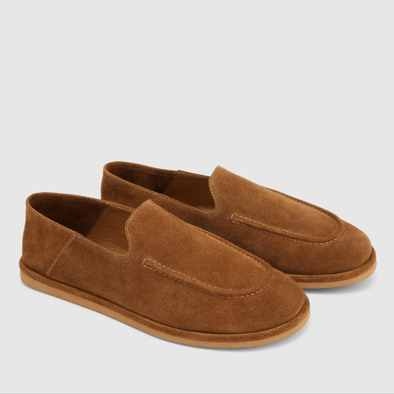The Rare Mule Tan Suede