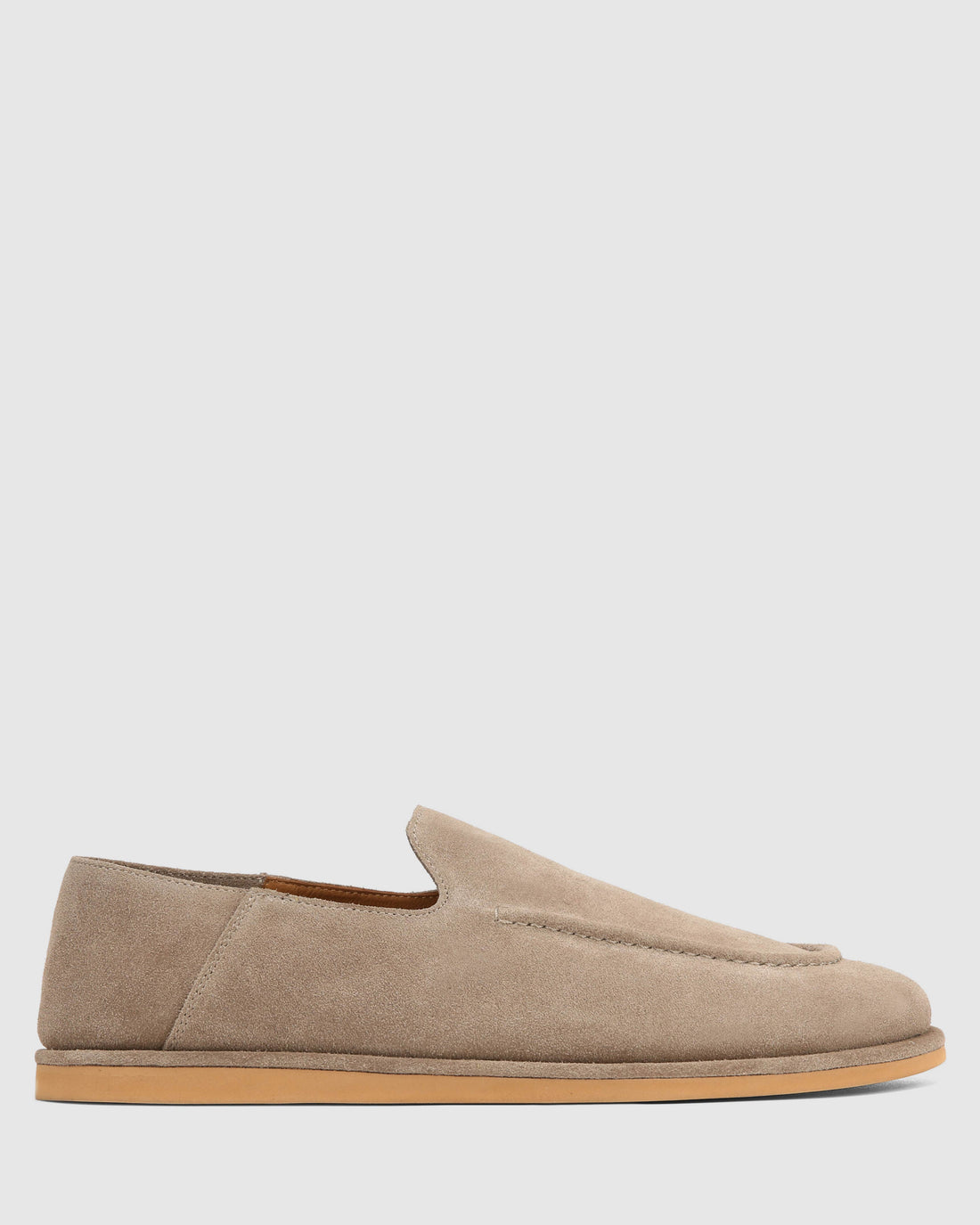 The Rare Mule Taupe Suede