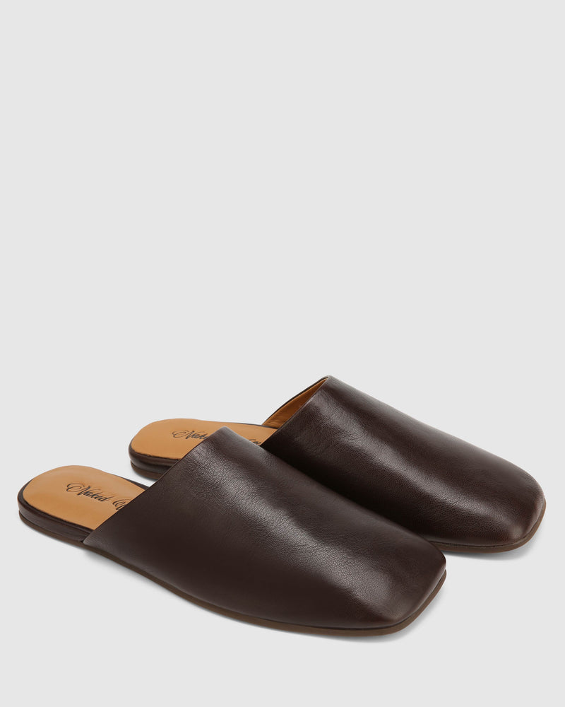 The Reaper Mule Brown Leather