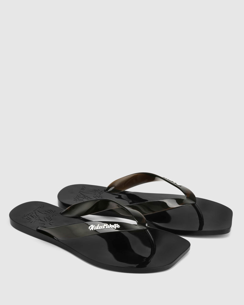 The Surfing Thong Black Jelly