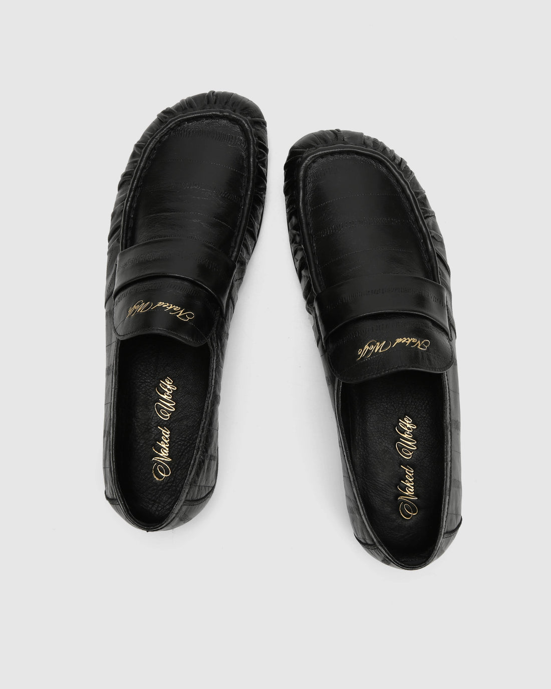 The Wall Street Loafer Black Eel