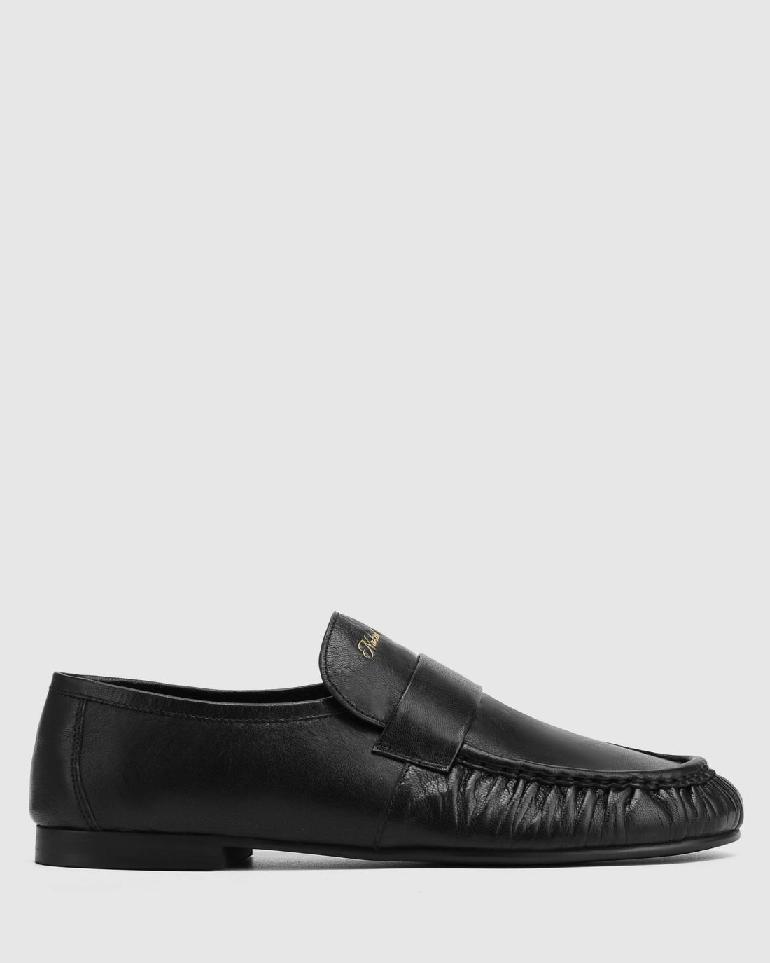 The Wall Street Loafer Black Leather