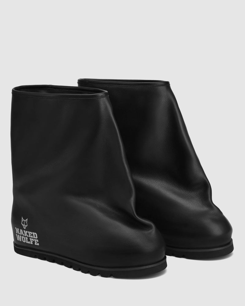 The Bag Boot Black Leather
